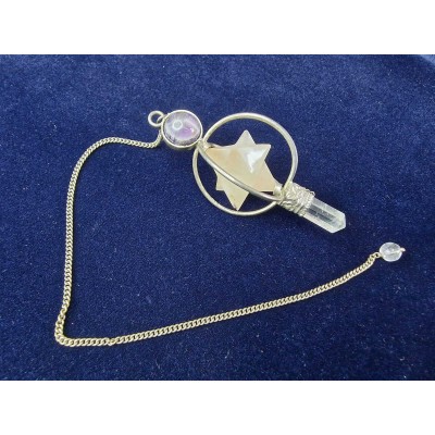 Pêndulo Estrelas Ametista,...