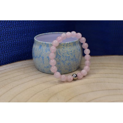 Pulseira Quartzo Rosa T8