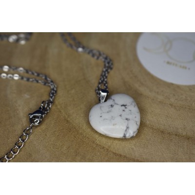 Fio Coração Howlite