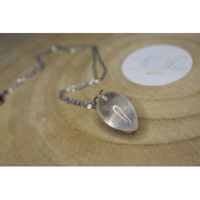 Fio Gota Quartzo Cristal