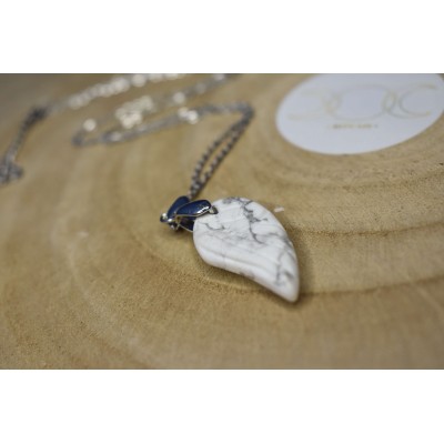 Fio Asa de Anjo Howlite