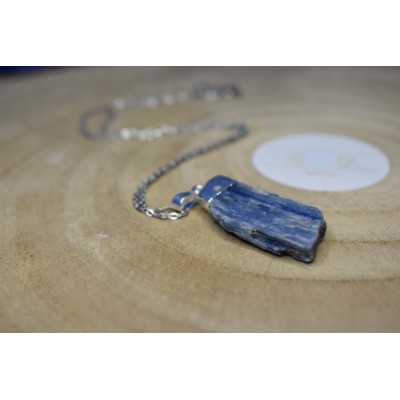 Fio Cianite Azul Bruto topo...